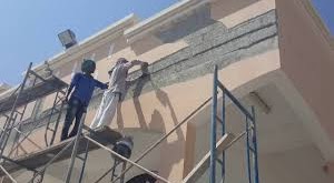 مشروع بناء بإطار حماية