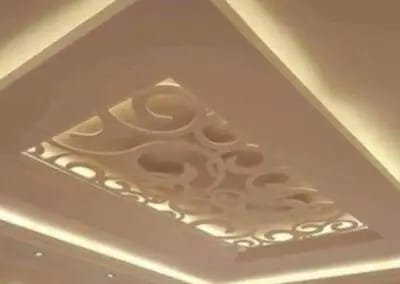 سقف جصي مزخرف